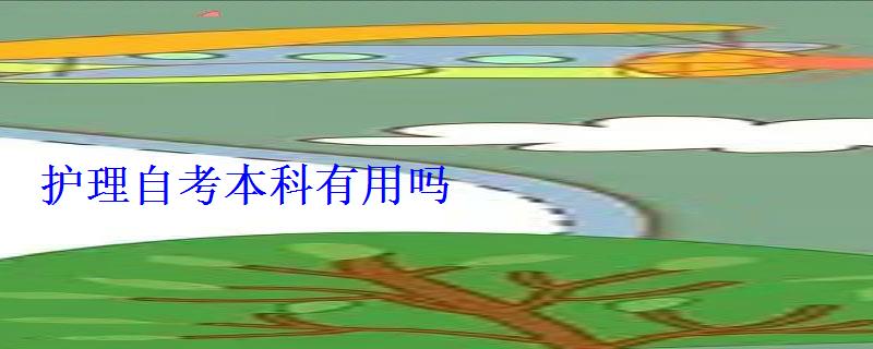 护理自考本科有用吗 护理自考本科有用吗