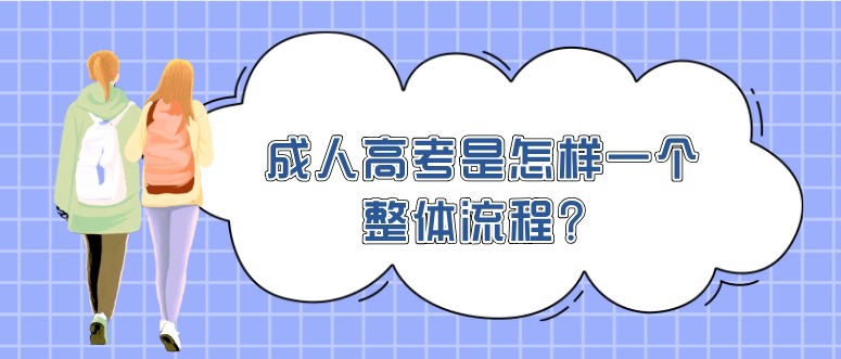 成人高考是怎样一个整体流程？