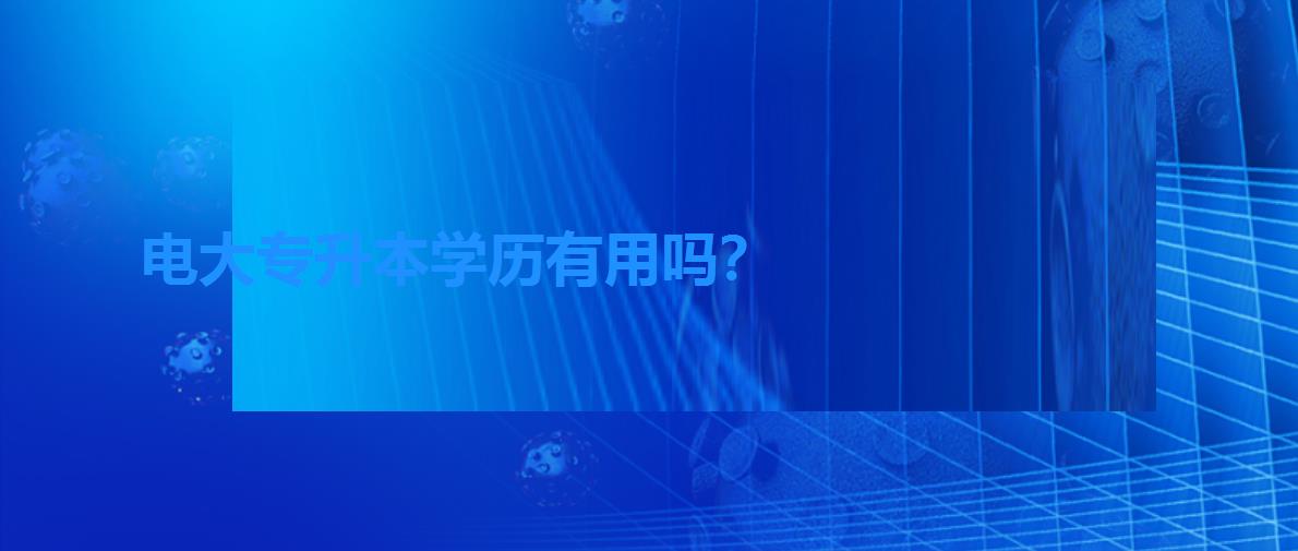 电大专升本的特点