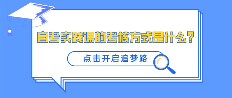 自考实践课的考核方式是什么？