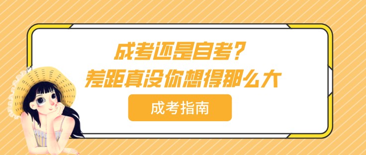 成考还是自考？差距真没你想得那么大